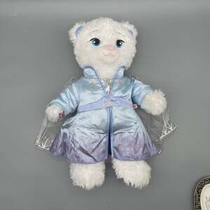 Elsa Build a Bear w/ Dress Disney Frozen II 16" Sparkle Snowflake *Read